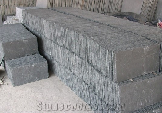 China Black Slate Roofing Stone Classic Tile Nature Pattern