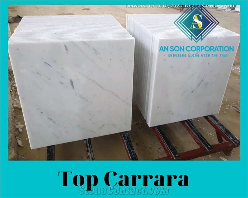 Carrara Marble Top Quality Polished Tile