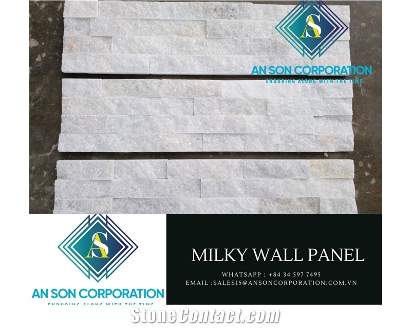 Crystal Milky Wall Panel Stone /Cultured Panels/15*60*1.2