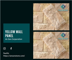 Hot Product - Vietnam Yellow Mushroom Face Wall Panel