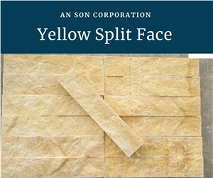 Hot Product - Yellow Split Face Wall Panel