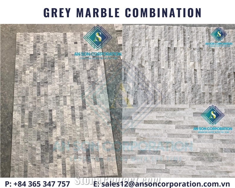 Hot Sale Hot Deal Grey Marble Combination For Wall Panel