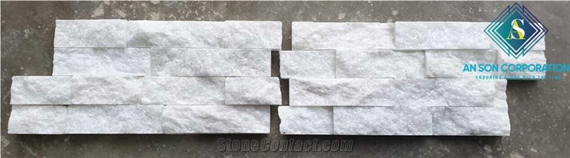 White Marble Corner Wall Panel 