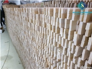 Yellow Wall Panel Packed In Seaworthy Wooden Crate, Pallet