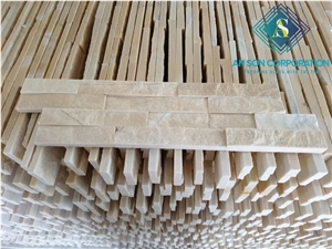 Yellow Wall Panel Used For Wall Cladding, Indoor Decoration