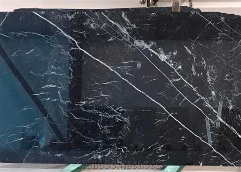Nero Marquina Polished Bookmatched