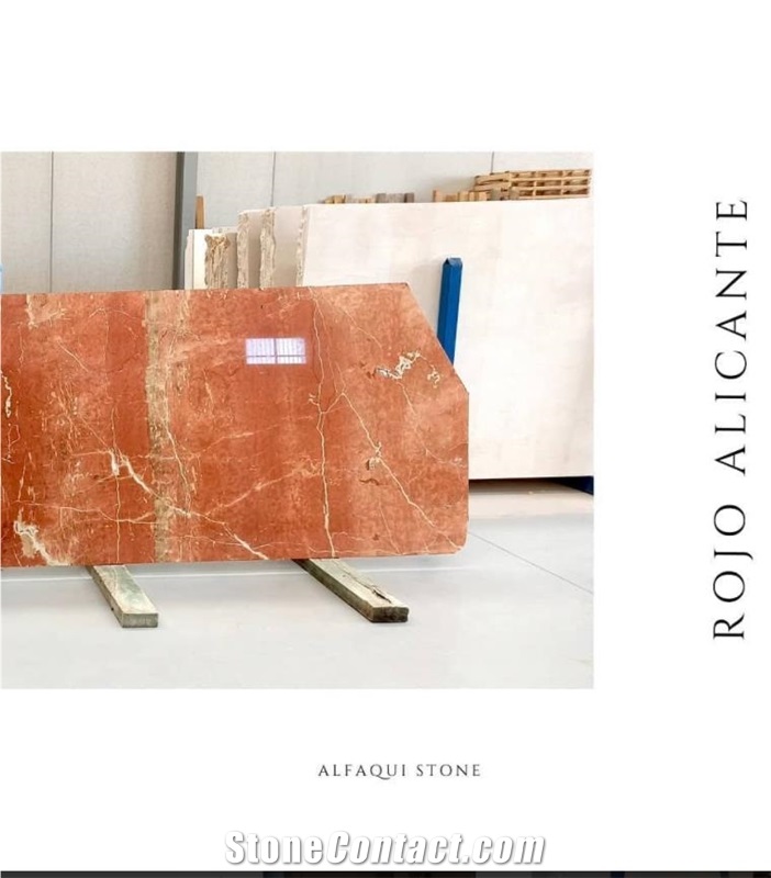 ROJO ALICANTE POLISHED BOOKMATCHED SLABS 2Cm