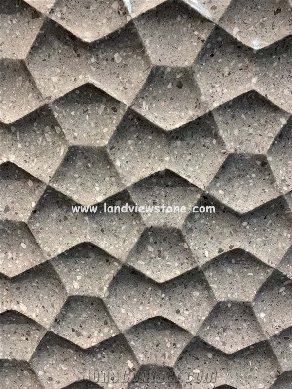 3D Terrazzo Decoration Wall Tiles Worktops
