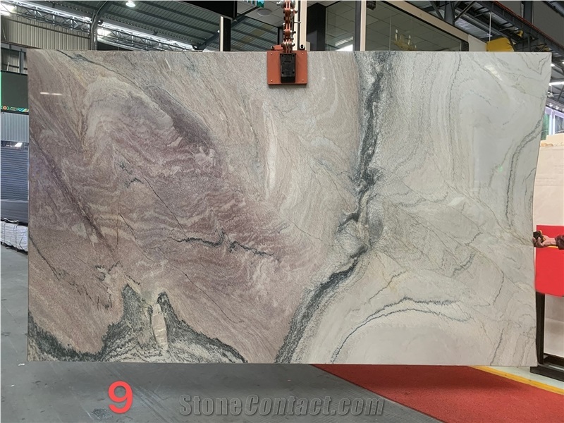 Rosso Luana Marble Slabs Wall Tops