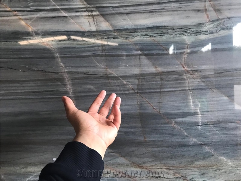 Torrento Blue Quartzite Blocks - Slabs