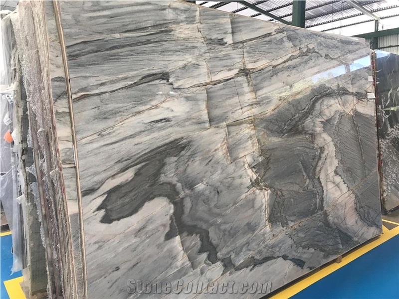 Torrento Blue Quartzite Blocks - Slabs