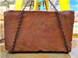 Xango Red Quartzite Blocks-Slabs