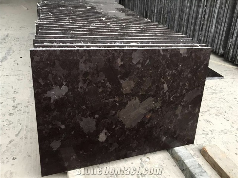 Polished China Antique Brown Angola Granite Tiles Flooring