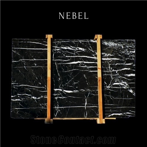  Black White Marble Slab - Turkish Nero Marquina