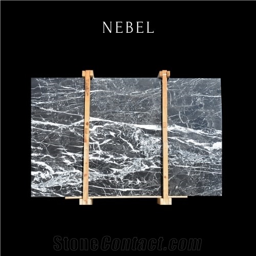 Turkish Black Marble Nebel -Absolute Black Marble
