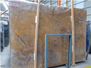 Brazil Van Gogh Gold Quartzite Slab In China Stone Market