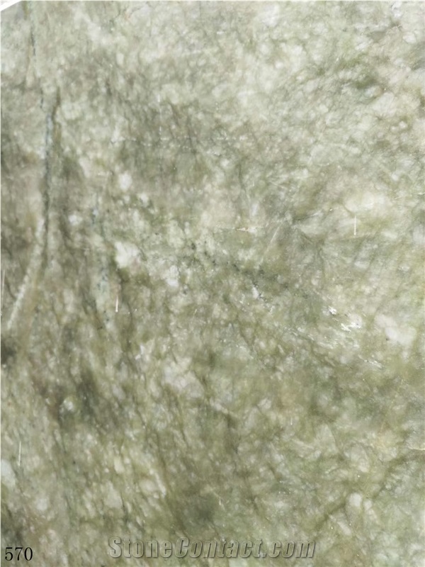 Dandong Green Pavone Slab Tile Marble In China Stone Market