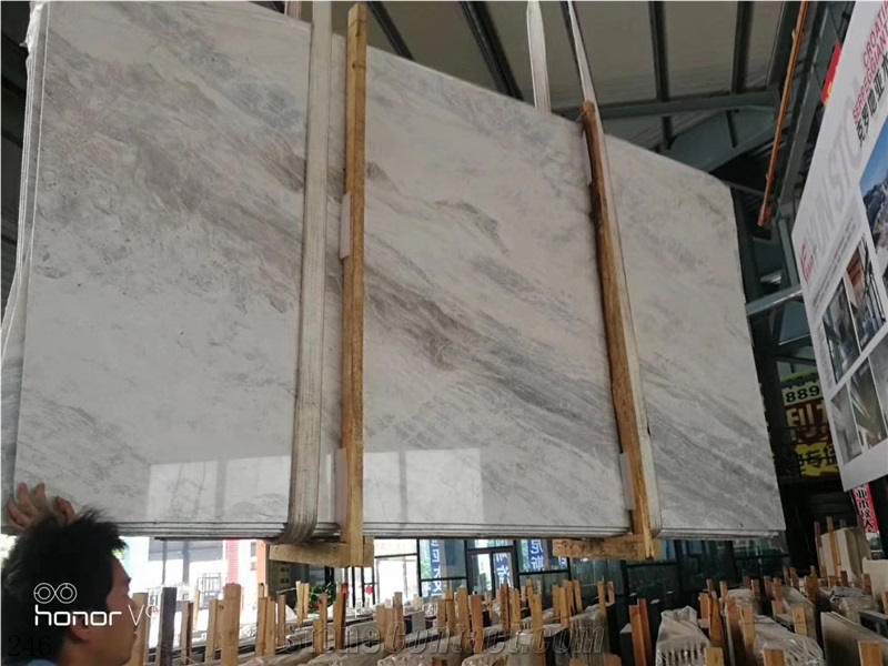 Elegant Luxury White Marble Slab Tile In China Stone Market