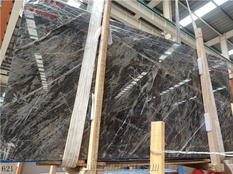 Ice Flower Jade Marble Slab Wall Tile In China Stone Market