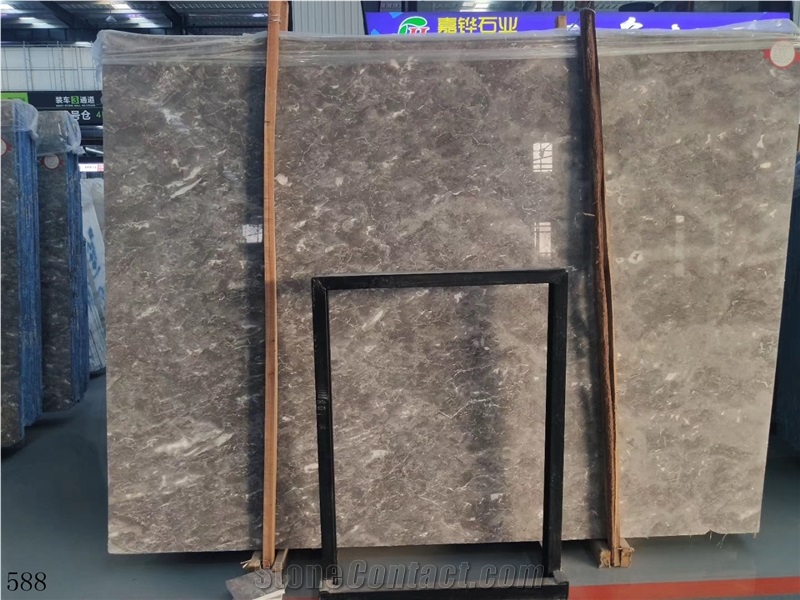 Italy Ocean Grigio Slab Tile Fossil In China Stone Market