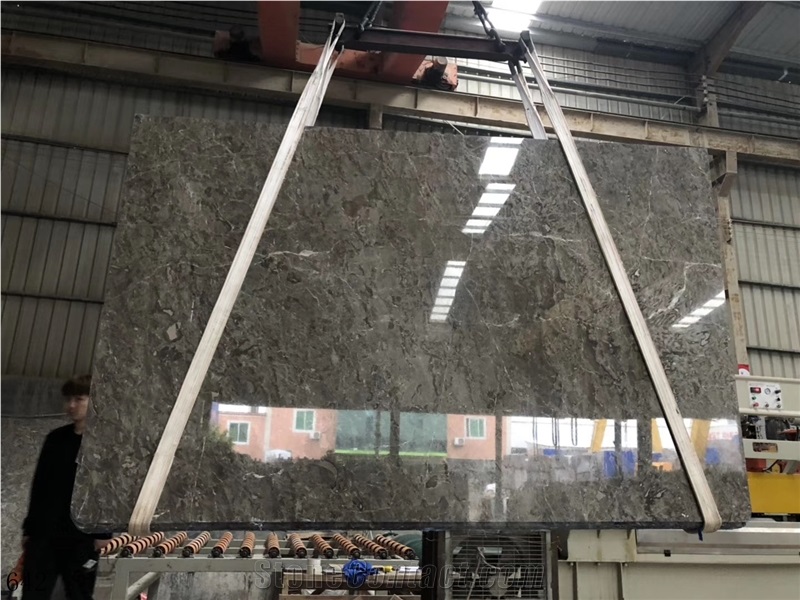 Romantic Grey Marble Cappuccino Slab In China Stone Market