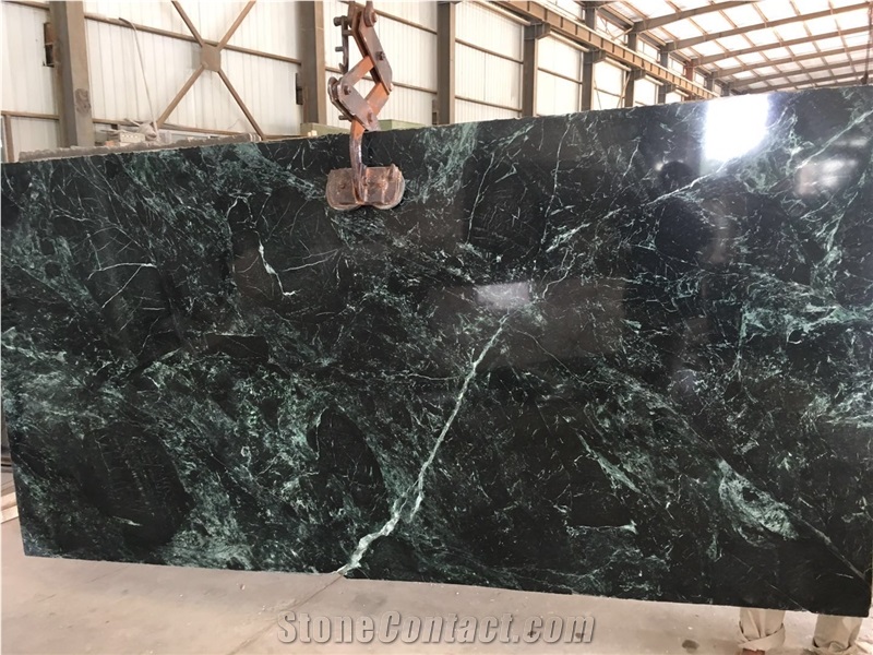 Green With White Marble Big Slabs Custom Size