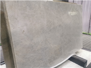 Brazil Exotic Cristallo White Quartzite Tiles And Slabs