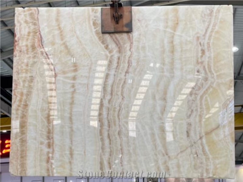 Ice Wooden Onyx Marble Slab And Tiles