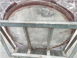 Rosso Levanto Marble Coffee Table Round