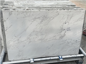 White Marble Wall Tile Backsplash For Livingroom
