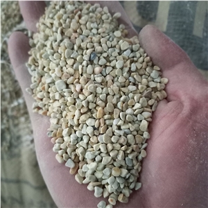 Factory Rocks Pebble Stone Yellow Color Decoration