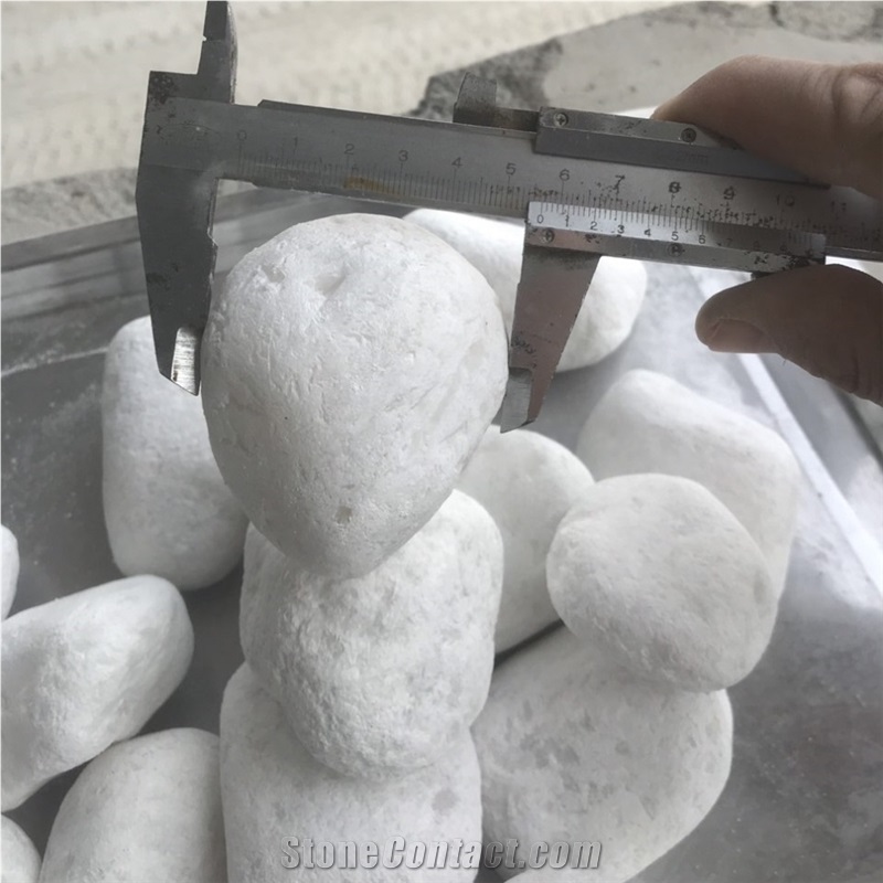 Natural White Pebble Stone For Decoration