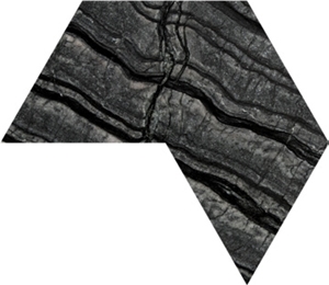 Hexagon Arrow Shape Marble Tile