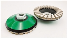 Diamond Cup Wheel With Rubber Cup Wheel