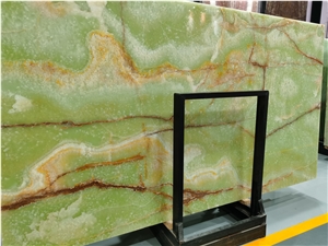 Afghan Dark Jade Green Onyx Slab