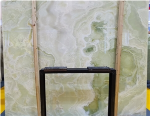 Pakistan Jade Green Onyx Slab