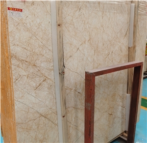 Polished Turkey Golden Spider Marble Slab