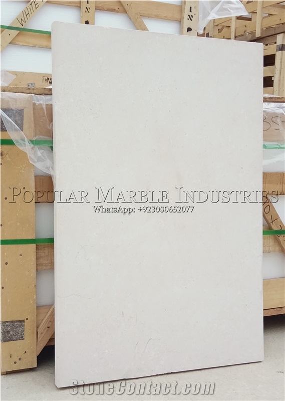 Limra White Limestone For Wall Cladding, Floor Tiles