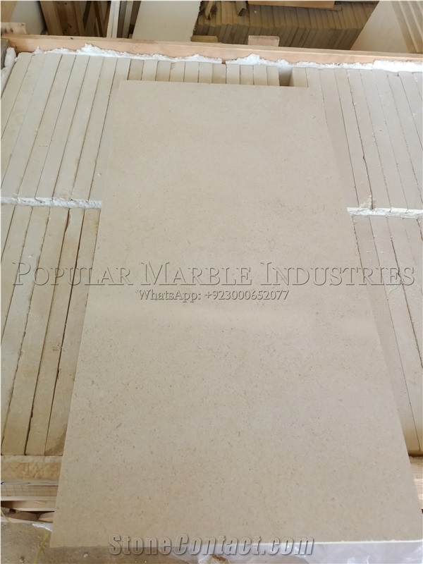 Limra White Limestone For Wall Cladding, Floor Tiles