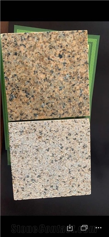 Yellow Granite Tiles And Slabs For Wall Cladding