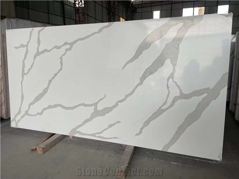 Crushed Surface Quartz Big Slabs from Malaysia