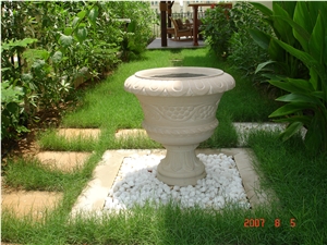 Flower Pots, Stone Flower Pots