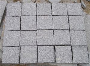 Handcut And Stone Blasted Granite Cobblestone, Pavers, Cubestone