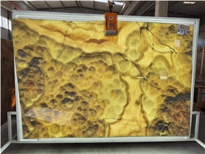Honey Onyx Cross Cut Slabs