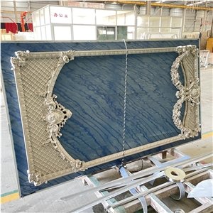 Cnc Carving Wall Tiles Ultraman Beige Marble