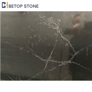Black Artificial Quartz Carrara