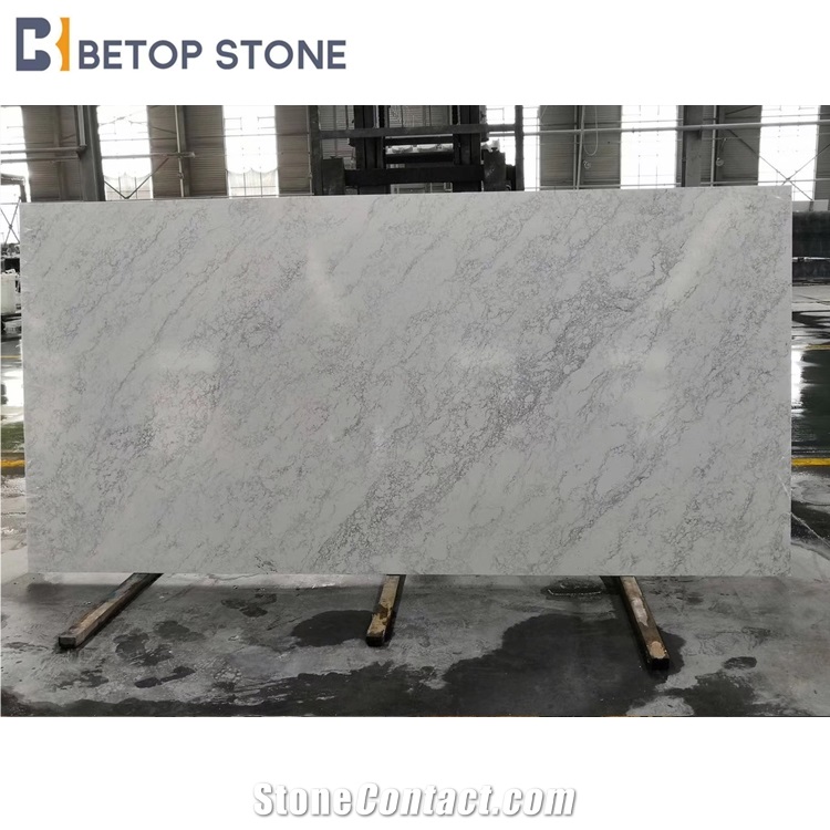 Calacatta Artificial Stone For Kitchen Top Manufacture