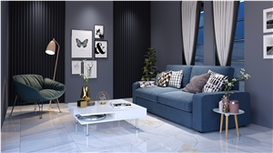 Syman Crystalline White Marble