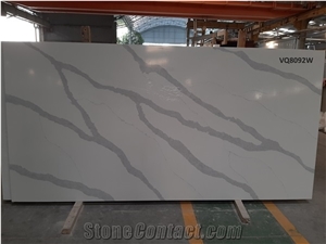 Vq8092/ Calacatta Collections/ Vietnam Quartz Stone Slabs