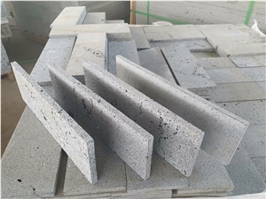 Grey Honey Hole Lava Stone Pavers